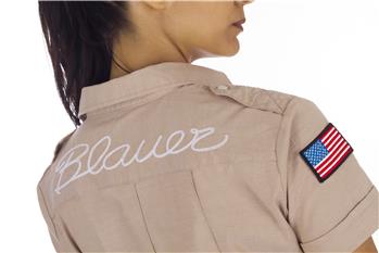 Camicia blauer donna BEIGE - gallery 6