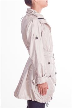 Trench blauer donna con tasche BEIGE E1 - gallery 3