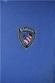 POLO BLAUER CON STEMMA CELESTE CHIARO E1 - gallery 3