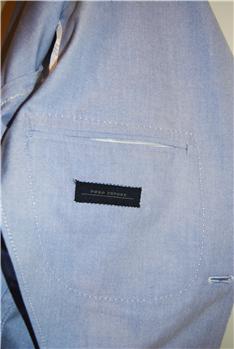 GIACCA UOMO OXFORD CON TOPPE CELESTE CHIARO E1 - gallery 8