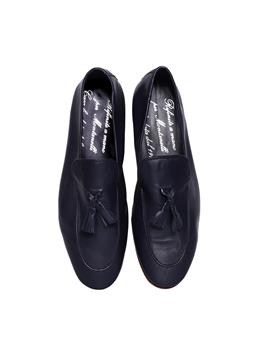 Mocassino classico nappine BLU