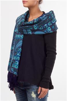 Sciarpa altea double BLU Q3 - gallery 3