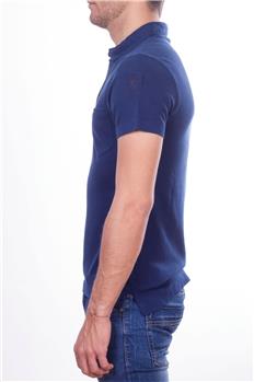 Blauer polo uomo con tasca BLU P6 - gallery 3