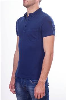 Blauer polo uomo con tasca BLU P6 - gallery 4