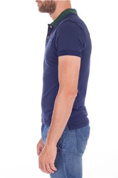 Blauer polo uomo mezza manica BLU - gallery 3