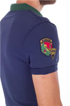 Blauer polo uomo mezza manica BLU - gallery 5