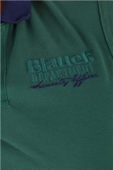 Blauer polo uomo mezza manica VERDE - gallery 6