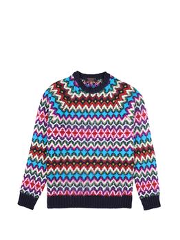Maglia altea fantasia FUXIA