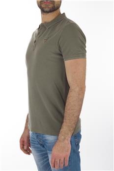 Polo blauer mezza manica VERDE MILITARE