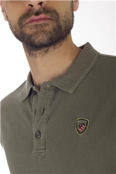 Polo blauer mezza manica VERDE MILITARE - gallery 5