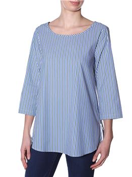 Tunica riga twin set rigata BLUETTE EVERGREEN