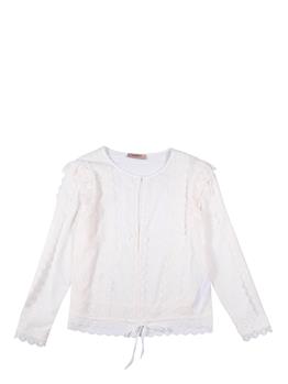 Blusa twin set ricamata NEVE
