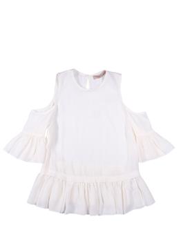 Blusa twin set classica NEVE - gallery 2