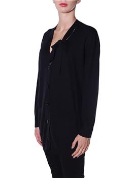 Cardigan twin set classico NERO - gallery 3