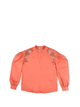 Blusa twin set classica PARROT - gallery 2
