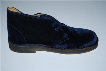 Clarks desert boot velluto BLU - gallery 2