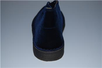 Clarks desert boot velluto BLU - gallery 4