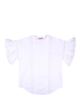 Blusa twin set classica BIANCO OTTICO P1 - gallery 2