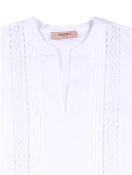 Blusa twin set classica BIANCO OTTICO P1 - gallery 5