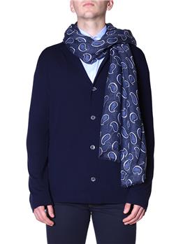 Sciarpa altea fantasia LIGHT NAVY - gallery 2