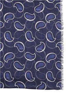 Sciarpa altea fantasia LIGHT NAVY - gallery 3