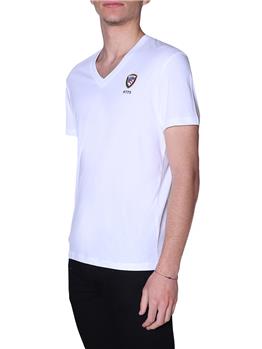 T-shirt blauer uomo scollo v BIANCO - gallery 3