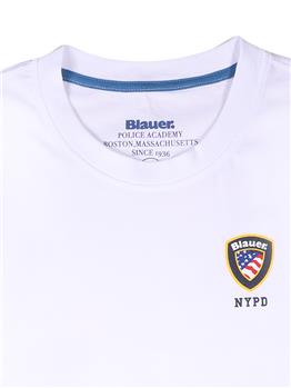 T-shirt blauer uomo giro collo BIANCO - gallery 5