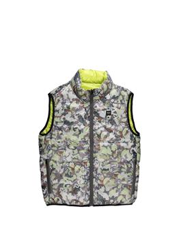Gilet piumino blauer mimetico GIALLO FLUO