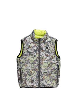 Gilet piumino blauer mimetico GIALLO FLUO - gallery 2