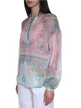 Blusa twinset STAMPA BANDANA - gallery 3