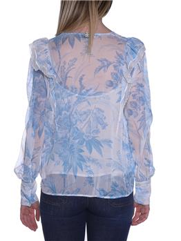 Blusa twinset FIORE NEVE AZZURRO - gallery 4