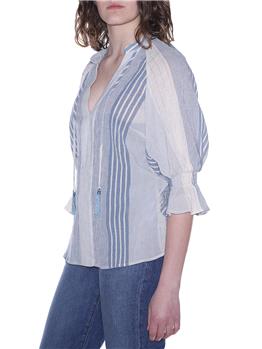 Blusa garza twinset RIGA NEVE AZZURRO - gallery 3