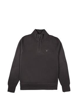 Felpa gant 1/2 zip MARRONE