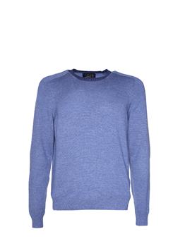 Maglia golf giro collo toppe AVION