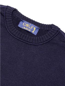 Maglia golf giro collo BLU - gallery 5