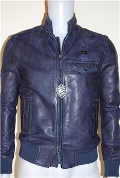 GIUBBOTTO BLAUER PELLE BLU P4 - gallery 3