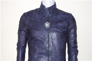 GIUBBOTTO BLAUER PELLE BLU P4 - gallery 6