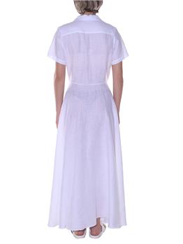 Abito lino donna aspesi BIANCO - gallery 4