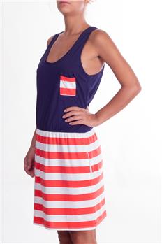 Abito petit bateau con tasca BLU