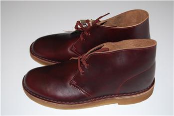 CLARKS DESERT BOOT PELLE MARRONE Q3 - gallery 6
