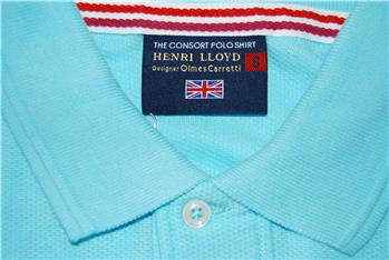 Polo henrilloyd piquet cotone CELESTE CHIARO - gallery 3