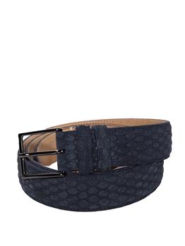 Cintura golf by montanelli DAMASCATO BLU