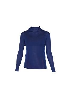 Maglia collo alto aspesi BLU - gallery 2