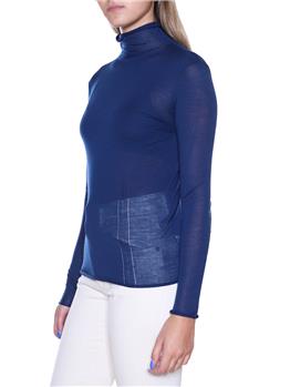 Maglia collo alto aspesi BLU - gallery 3