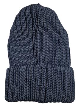 Cappello colmar a coste BLU