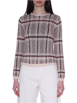 Maglia donna aspesi ROSSO E BEIGE