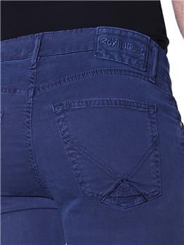 Roy rogers pantalone 5 tasche BLUE NAVY - gallery 5