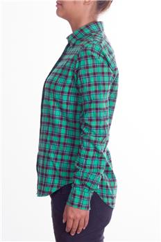 Camicia aspesi donna quadri VERDE Q3
