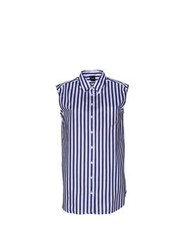 Camicia donna aspesi RIGA BIANCA BLU