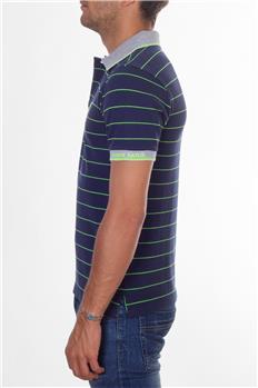 Polo gold rigata BLU E VERDE - gallery 3